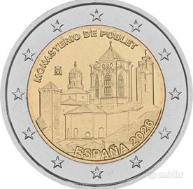 Moneta due euro Spagna 2026