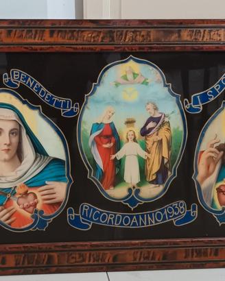 quadro religioso antico d' epoca