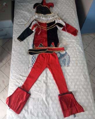 costume carnevale giullare 