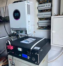 10kw Litio batteria 6kw fotovoltaico kit impianto