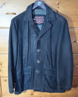 Giacca in pelle nera Marlboro Classics – Taglia M