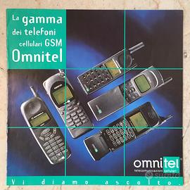 Brochure gamma telefoni gsm Omnitel - vintage