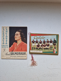 Calendari calcio serie B 1941 e barbiere