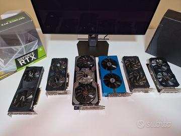 Lotto 7 GPU guaste (6900XT, 2070S, 2060S ecc)