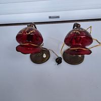 coppia abat jour d'epoca