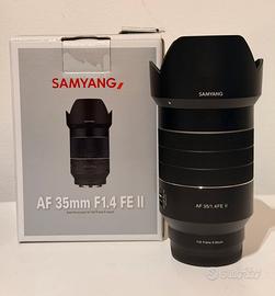 OTTICA SAMYANG 35mm F1.4 FE II