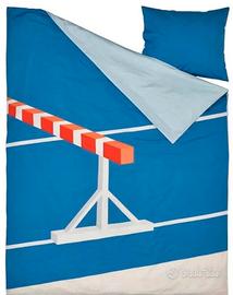 Copripiumino singolo + federa pista da corsa Ikea