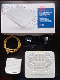 Smart modem TIM e convertitore fibra ZTE