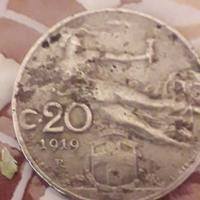 moneta anticha 20 centesimi 
