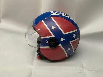 Casco rivestito America per vespa e vespista