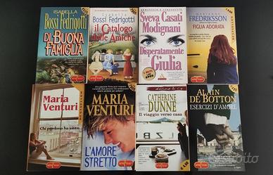 8 libri NUOVI Bossi Fedrigotti, Casati Modignani+