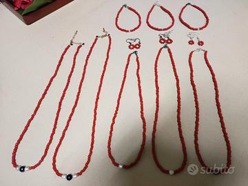 Collezione Collane ''La PERLA tra rosso Corallo''