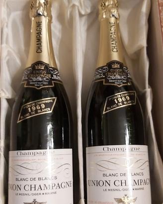 Champagne Union Blanc de Blancs 1er Cru 1969