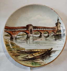 Piatti dipinti Pavia società ceramica ital. Lav