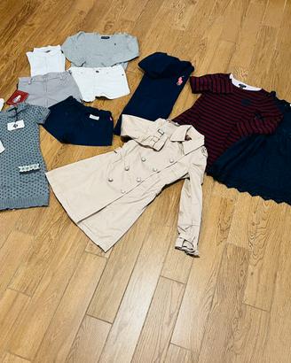 Lotto abbigliamento firmato bambina 6 anni