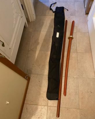 Bokken e jo per arti marziali