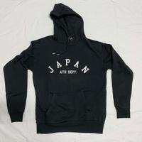 Felpa nera scritta Japan