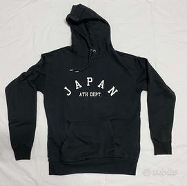 Felpa nera scritta Japan