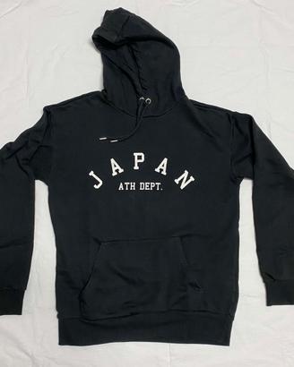 Felpa nera scritta Japan
