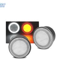 FRECCIE ANTERIORI JEEP WRANGLER JK 07-18 LED BIANC