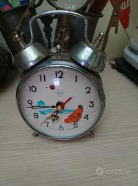 Sveglia vintage Shangai China con gallina 