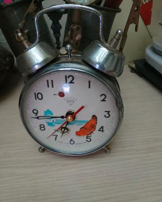 Sveglia vintage Shangai China con gallina 