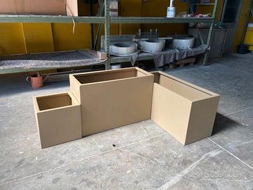 vasi giardino e interni in vetroresina