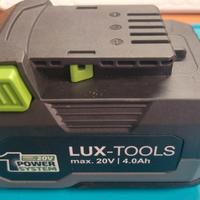 Batteria e carica batteria per trapano LUX TOOLS