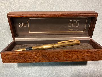 Penna Vintage "EGO OMAS Design" Placcata Oro