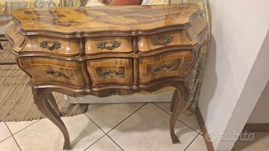 Consolle  mobilcon cassetti antica 100x78x35 Legno