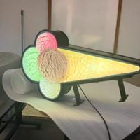 Cartello gelato luminoso