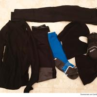 Attrezzatura completa intimo sci 7/8 anni