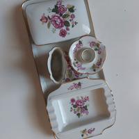 Kit  da scrivania vintage in porcellana Rosenthal