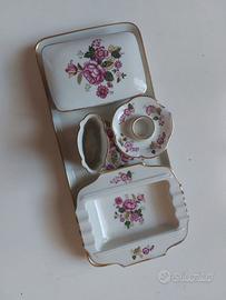 Kit  da scrivania vintage in porcellana Rosenthal