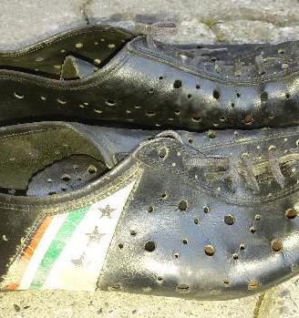 Scarpe ciclista anni 60-70 per ciclostoriche