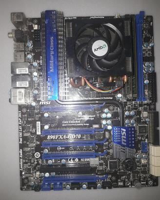 s/madre MSI 970FXA-GD70(phenom llx6) funzionante 