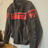 giubbotto giacca dainese in pelle 