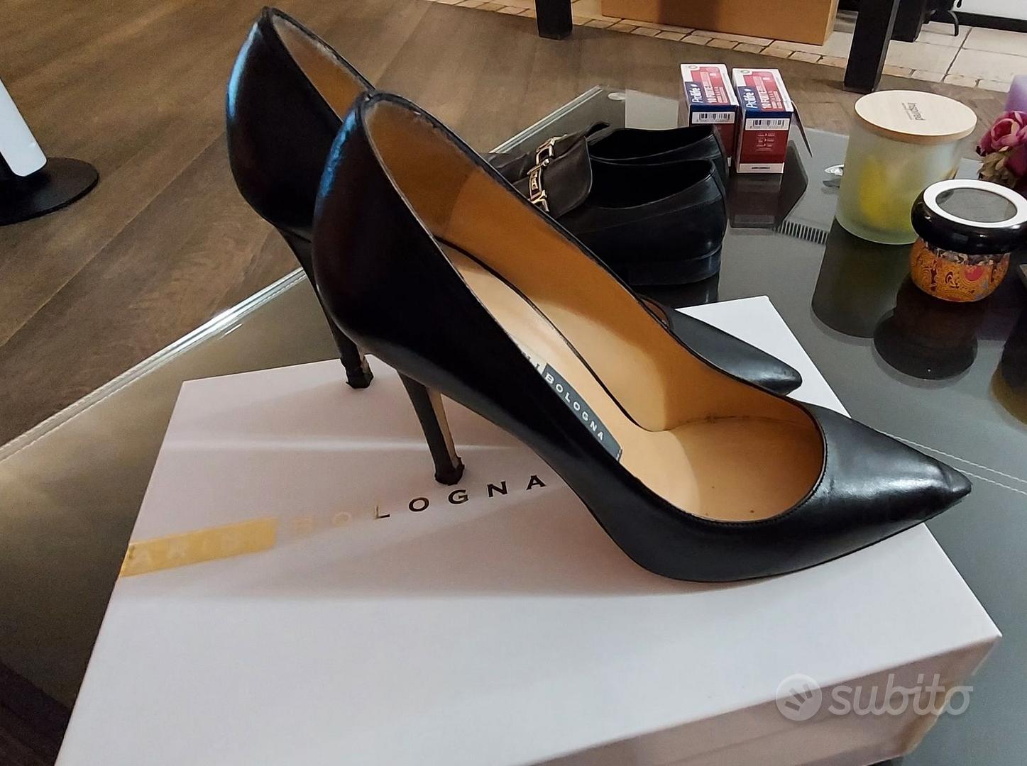 decollete femminili chiuse nere tacco 10 n37 pelle Abbigliamento e Accessori In vendita a Monza e della Brianza