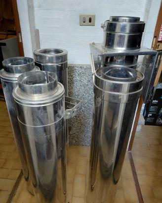 Canna fumaria INOX  coimbentata a doppia parete