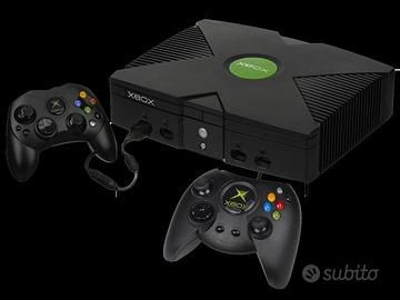 XBOX CLASSIC + 5 GIOCHI + 2 PAD