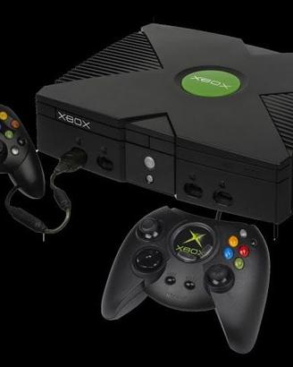 XBOX CLASSIC + 5 GIOCHI + 2 PAD