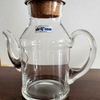 Grande caraffa con tappo in argento 800