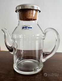 Grande caraffa con tappo in argento 800