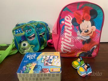 Set giochi e zaini Disney