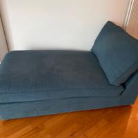 Chaise longue kivik turchese