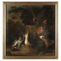 Jan Weenix (attr.), Natura Morta con Cane - XVII
