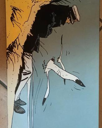 Quadro  su legno Corto Maltese 24 x 46.5 cm sp. 2