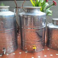 Contenitori acciaio inox per olio