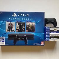 PS4 boundle completo + controller + 9 giochi