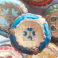 6 sottobicchieri Firenze vintage Italy